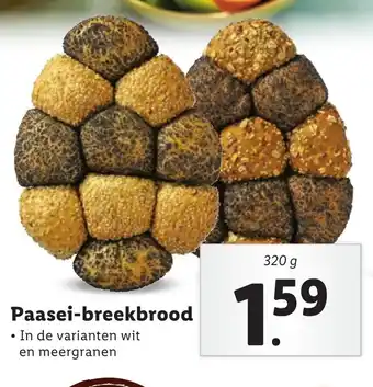 Lidl Paasei-breekbrood 320g aanbieding