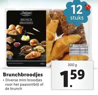 Lidl Brunchbroodjes 300g aanbieding