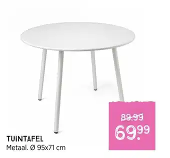 Xenos Tuintafel 95*71cm aanbieding