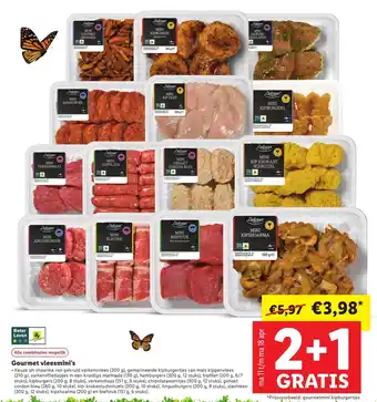 Lidl Gourmet vleesmini's aanbieding