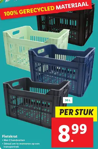 Lidl Fietskrat aanbieding