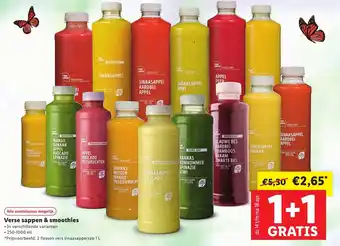 Lidl Verse sappen & smoothies aanbieding