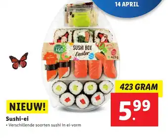 Lidl Sushi-ei 423g aanbieding