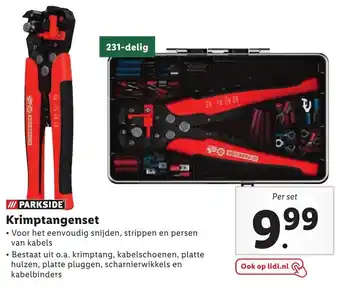 Lidl Krimptangenset aanbieding