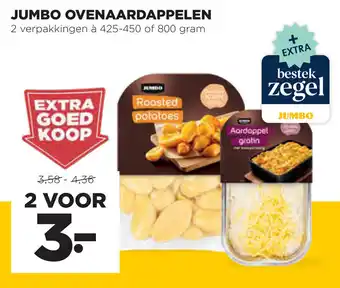 Jumbo Jumbo ovenaardappelen 425-450g aanbieding