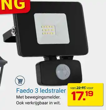 Kluswijs Faedo 3 ledstraler aanbieding