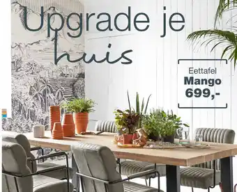 IN.HOUSE Eettafel Mango aanbieding