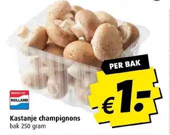 Boni Kastanje champignons 250 gr aanbieding