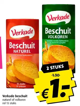 Boni Verkade beschuit aanbieding