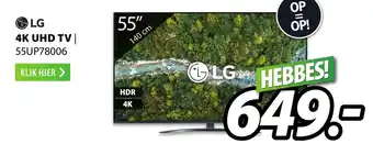 Expert LG 4K UHD TV | 55UP78006 aanbieding