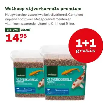 Welkoop Vijverkorrels premium 5 liter aanbieding
