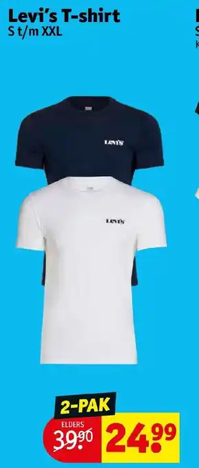 Kruidvat Levi's t-shirt aanbieding