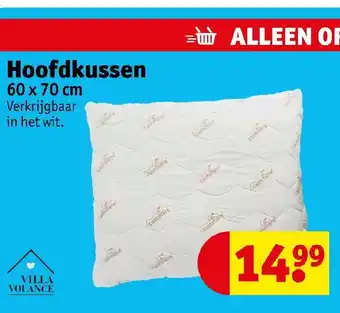 Kruidvat Villa Volance Hoofdkussen 60 x 70 cm aanbieding