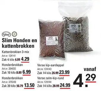 Sligro Slim Honden en kattenbrokken aanbieding