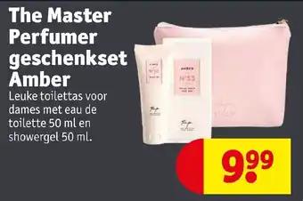 Kruidvat The master perfumer geschenkset amber 50 ml aanbieding