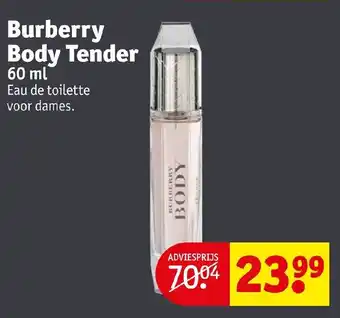 Kruidvat Burberry body tender 60 ml aanbieding