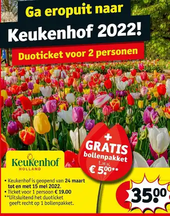 Kruidvat Keukenhof Holland aanbieding