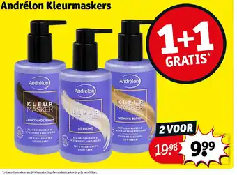 Kruidvat Andrelon kleurmaskers aanbieding