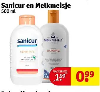 Kruidvat Sanicur en melkmeisje 500 ml aanbieding