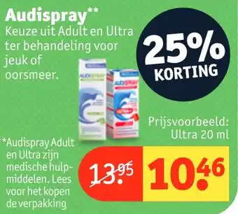 Kruidvat Audispray aanbieding