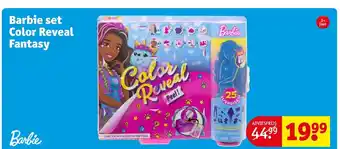 Kruidvat Barbie set color reveal fantasy aanbieding