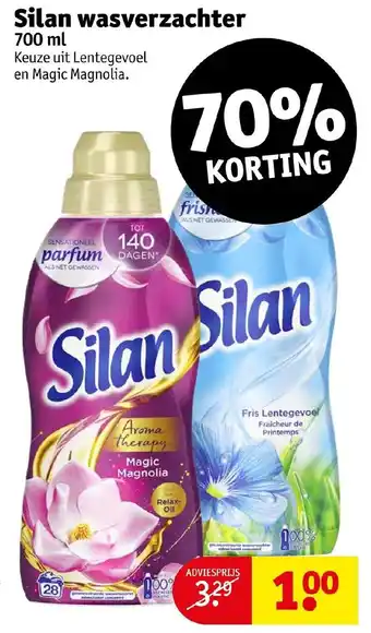 Kruidvat Silan wasverzachter 700 ml aanbieding