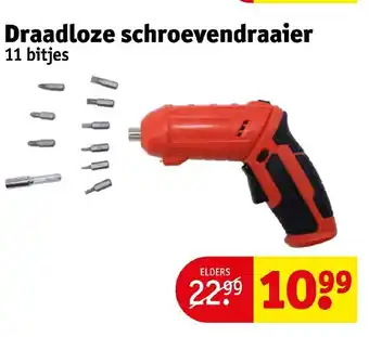 Kruidvat Draadloze schroevendraaier aanbieding