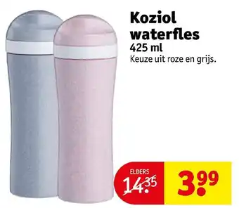 Kruidvat Koziol waterfles 425 ml aanbieding