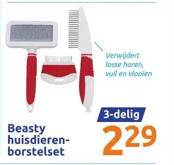 Action Beasty huisdieren-borstelset aanbieding