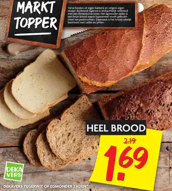 Dekamarkt Dekavers Tijgerwit of Egmonder zaden aanbieding