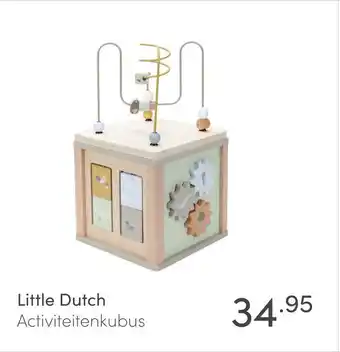 Baby & Tiener Little Dutch Activiteitenkubus aanbieding