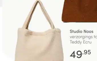 Baby & Tiener Studio Noos verzorgings tas Teddy Ecru aanbieding