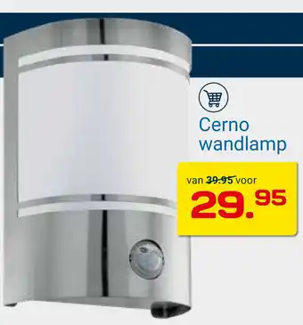 Kluswijs Cerno wandlamp aanbieding