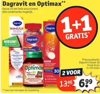 Kruidvat Dagravit en Optimax aanbieding