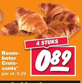 Nettorama Roomboter Croissants* aanbieding