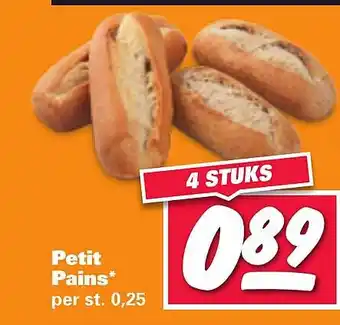 Nettorama Petit Pains* aanbieding