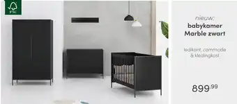 Baby & Tiener nieuw: babykamer Marble zwart aanbieding