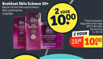 Kruidvat Kruidvat Skin Science 30+ aanbieding