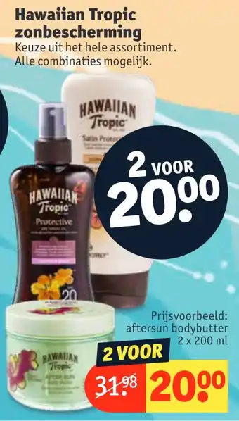 Kruidvat Hawaiian Tropic zonbescherming aanbieding