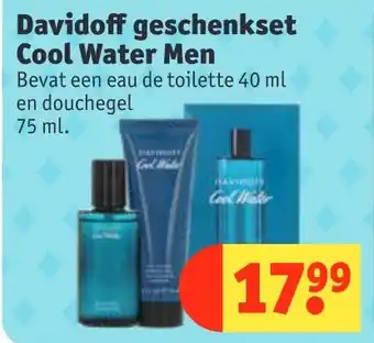 Kruidvat Davidoff geschenkset Cool Water Men aanbieding