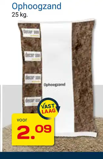 Kluswijs Ophoogzand 25 kg aanbieding