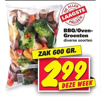 Nettorama BBQ/Oven-groenten aanbieding