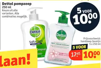 Kruidvat Dettol pompzeep aanbieding