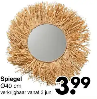 Wibra Spiegel Ø40 cm aanbieding