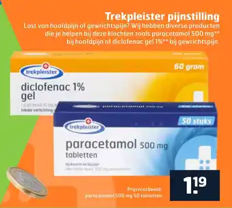 Trekpleister Trekpleister pijnstilling aanbieding