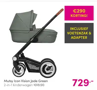 Baby & Tiener Mutsy Icon Vision Jade Green aanbieding