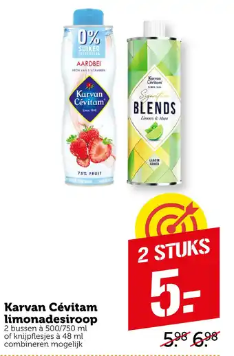 Coop Karvan Cévitam limonadesiroop aanbieding