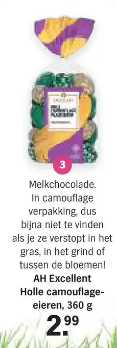 Albert Heijn AH Excellent Holle camouflage-eieren aanbieding