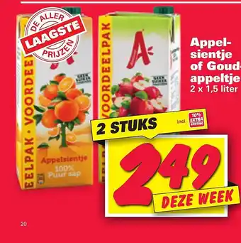 Nettorama Appelsientje of Goudappeltje aanbieding