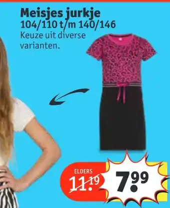 Kruidvat Meisjes jurkje aanbieding